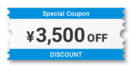 ￥3,500off