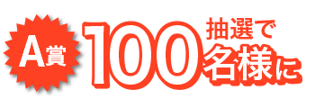 A賞（抽選で100名様）