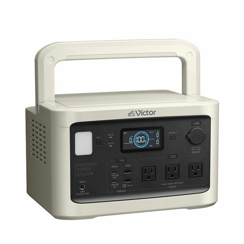 ケンウッドポータブル電源 ポータブル電源（806Wh）と ソーラーパネル（100W）のセット BN