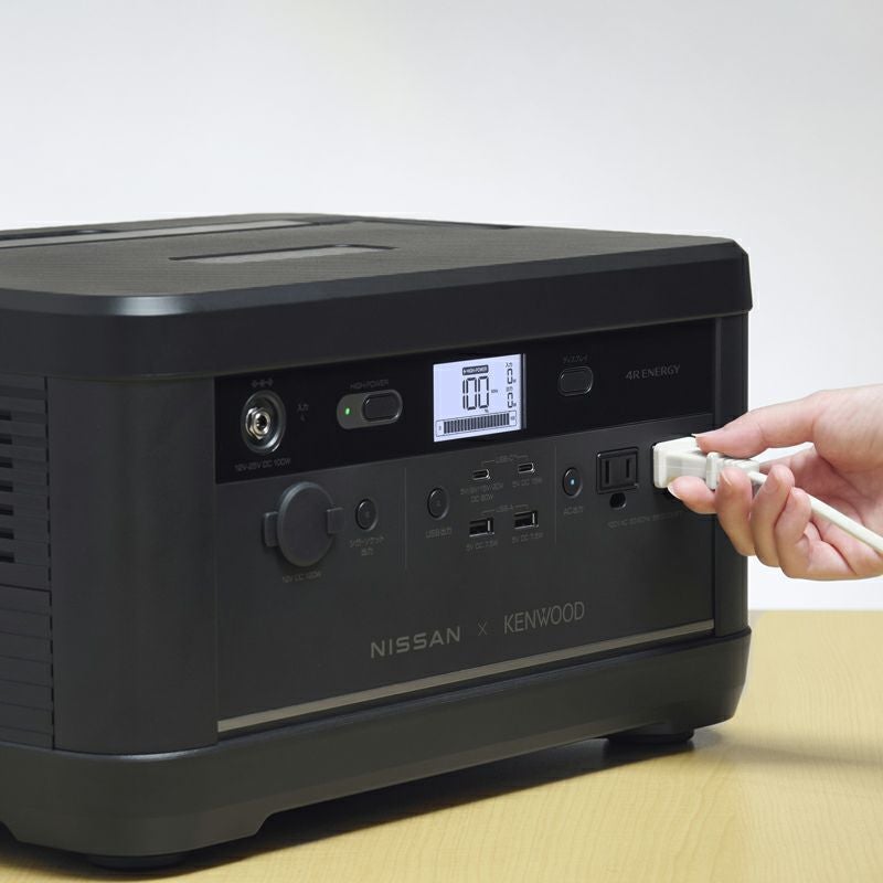 リユースバッテリー内蔵ポータブル電源 600Wh IPB01G | JVCケンウッド