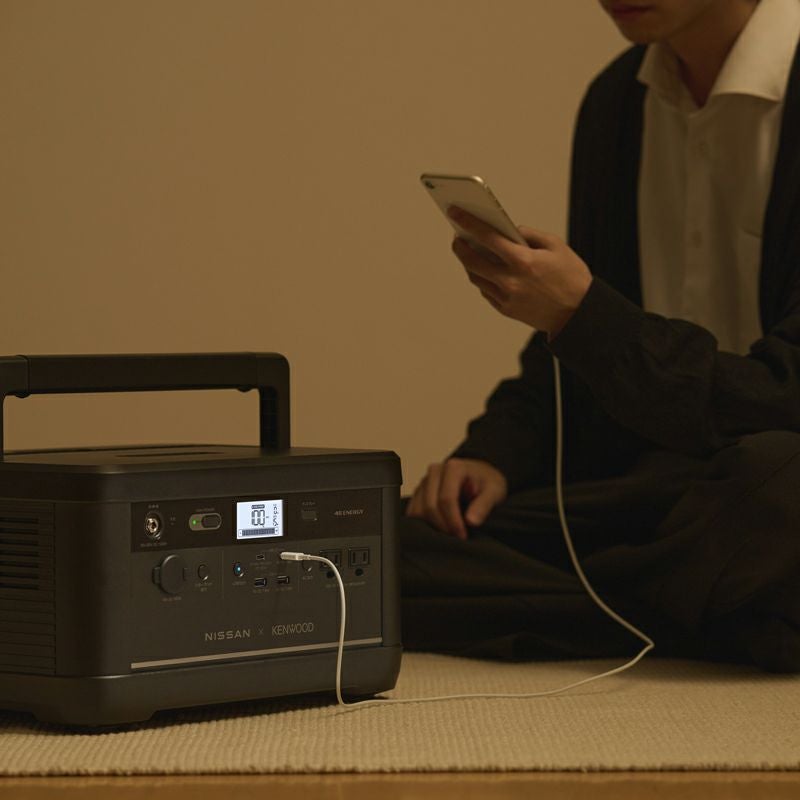 リユースバッテリー内蔵ポータブル電源 600Wh IPB01G | JVCケンウッド