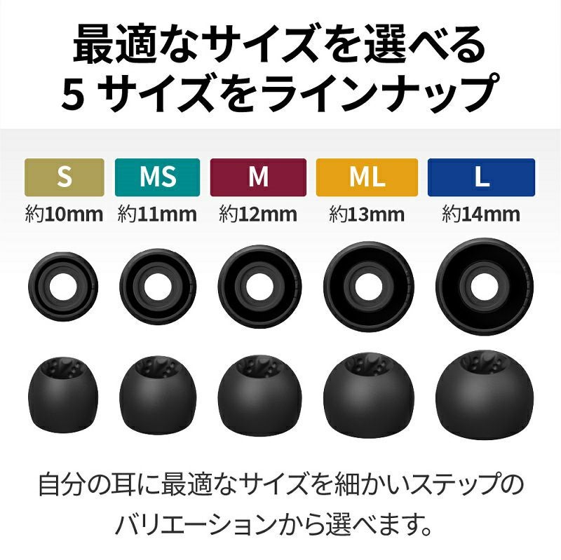 イヤーピース スパイラルドットPro EP-FX12 | JVCケンウッドストア