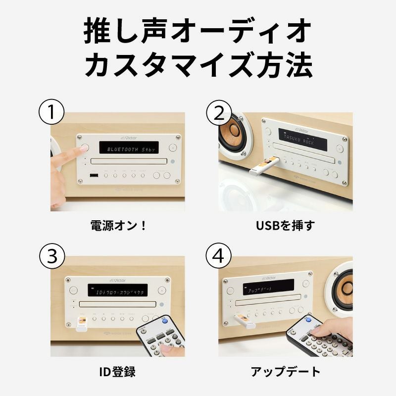 推し声オーディオ「EX-DUB1」専用USBメモリー 畠中祐ver. USB-VA1HT