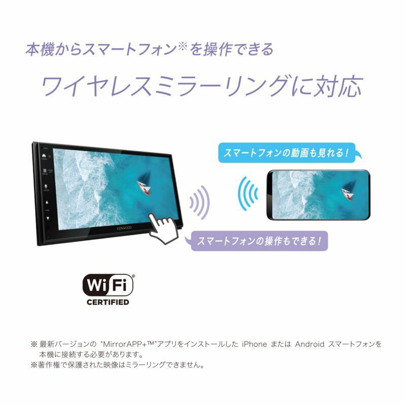 ディスプレイオーディオ DMX5523S Apple CarPlay / Android Auto