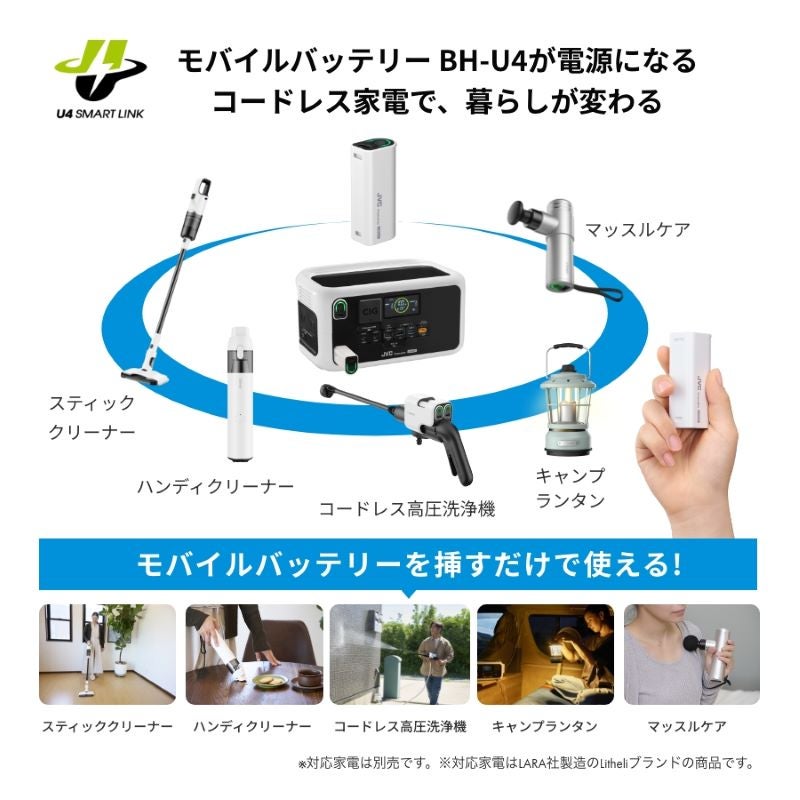JVC Powered by Litheli】【1年延長保証対象商品】ポータブル電源