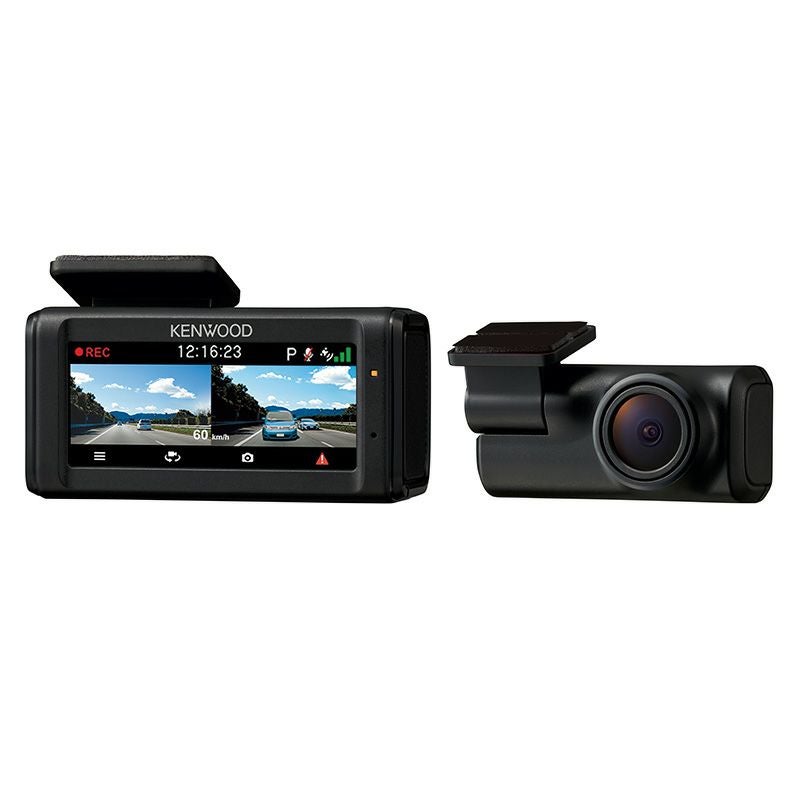 前後撮影対応 2カメラドライブレコーダー DRV-R40W 製品3年保証 高画質