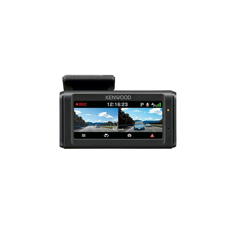 前後撮影対応 2カメラドライブレコーダー DRV-R40W 製品3年保証 高画質