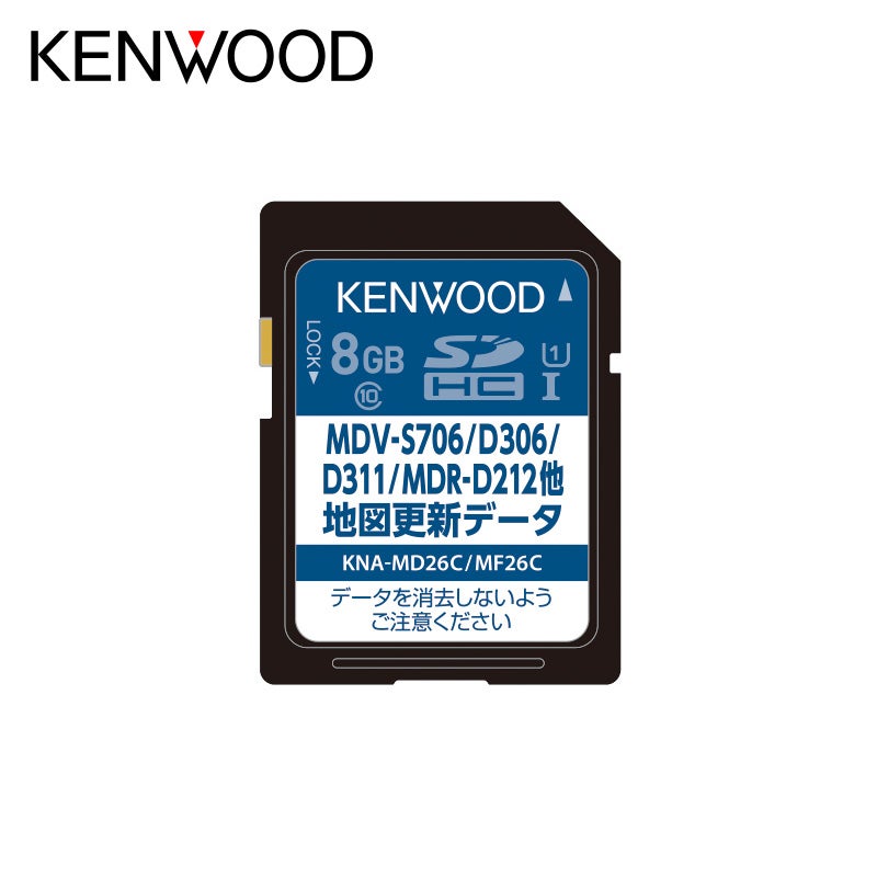 彩速ナビ用（MDV-L612W/L310/S706他） 2026年 地図更新ソフト KNA