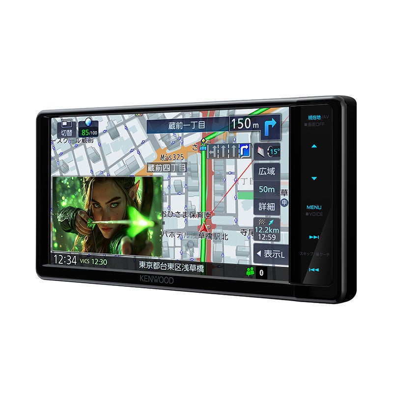 7V型200mmワイド ナビゲーション 彩速ナビ MDV-L613W 地上デジタルTV