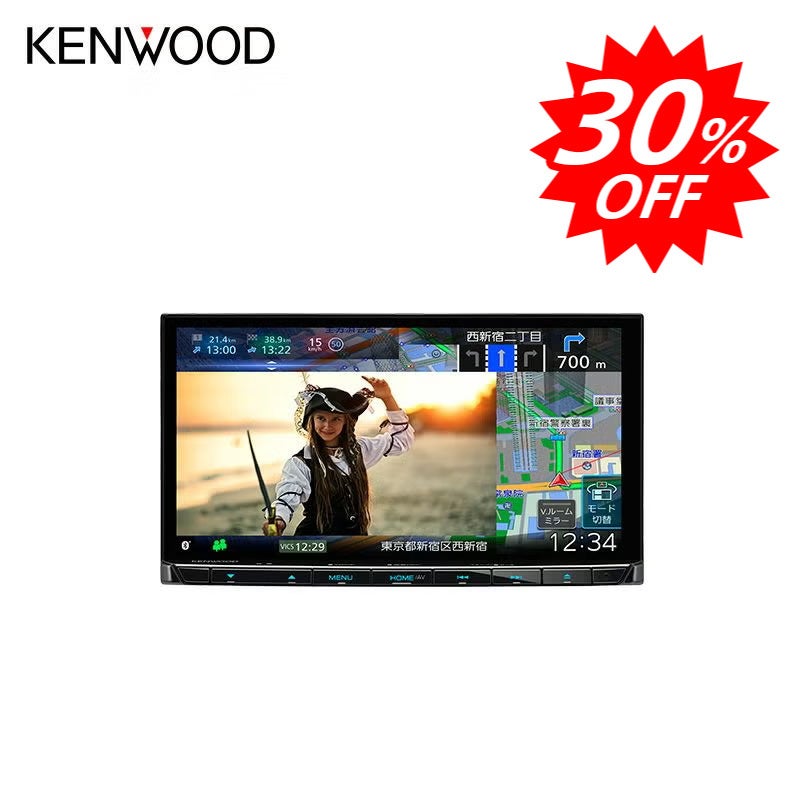 KENWOOD MDV-S711HDW AVナビゲーションシステム 彩速ナビ ケンウッド