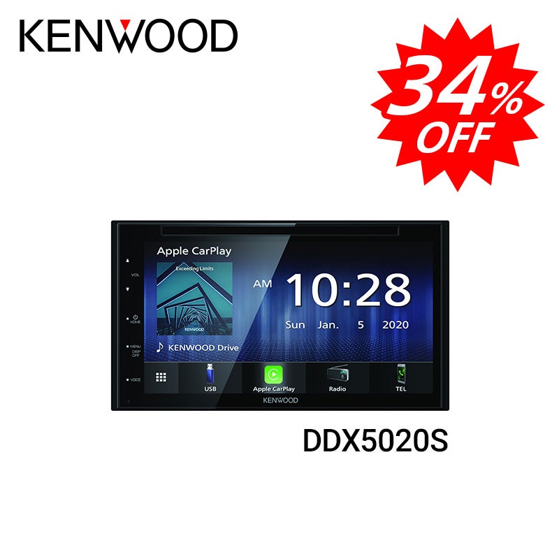 アウトレット】DVD/CD/USB/iPod/Bluetoothレシーバー 2DIN DDX5020S