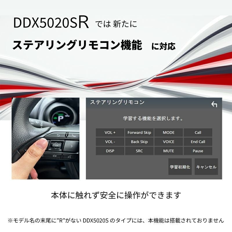 アウトレット】DVD/CD/USB/iPod/Bluetoothレシーバー 2DIN DDX5020S